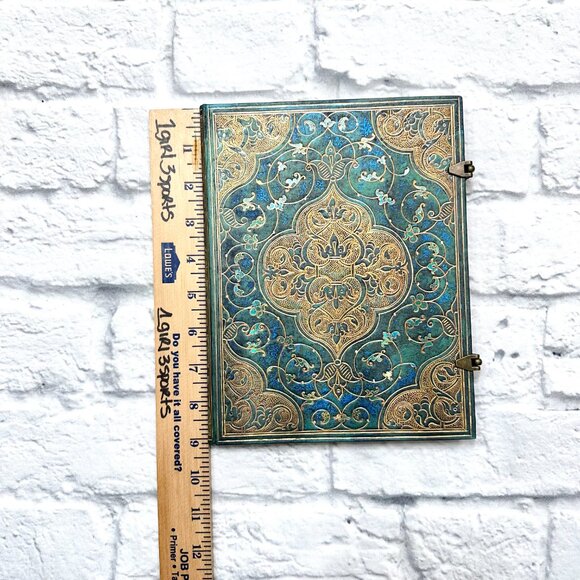 NWOT Paperblanks turquoise ornate journal notebook - Picture 12 of 13